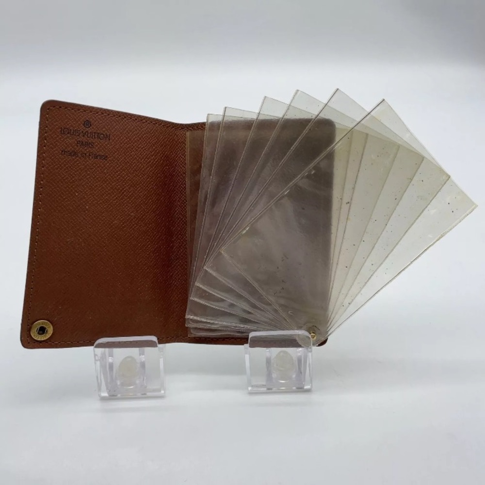 Auth Louis Vuitton Monogram Pression Card case M60937 W/Box - Picture 15 of 16